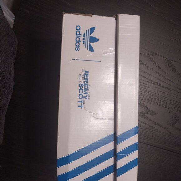 SALE! adidas Jeremy Scott x Forum Low Dipped - Solar Pink, Women's 42, size 11 - Picture 4 of 4